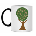 Кружка двухцветная