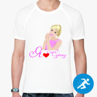 Мужская спортивная футболка