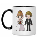 Кружка двухцветная