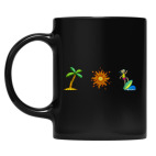 Кружка цветная UV-DTF