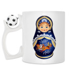Кружка с футбольным мячиком