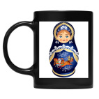 Кружка цветная UV-DTF