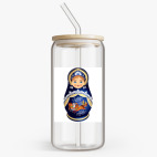 Банка с бамбуковой крышкой