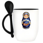 Кружка с ложкой