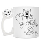 Кружка с футбольным мячиком