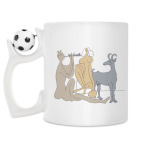 Кружка с футбольным мячиком