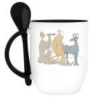 Кружка с ложкой