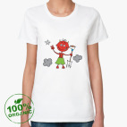 Женская футболка органик