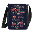 Сумка на плечо (планшет) Карта сериала Ходячие мертвецы