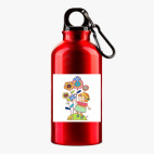 Металлическая бутылка 400 мл UV-DTF