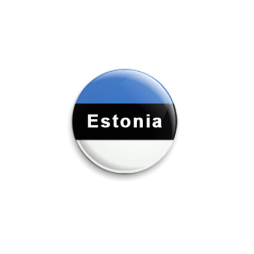 Значок 25мм Эстония