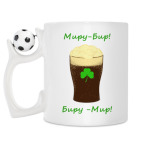 Кружка с футбольным мячиком