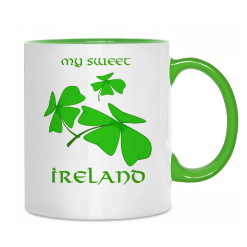 Кружка с принтом Миру Бир and Happy Shamrock Счастливый Клевер