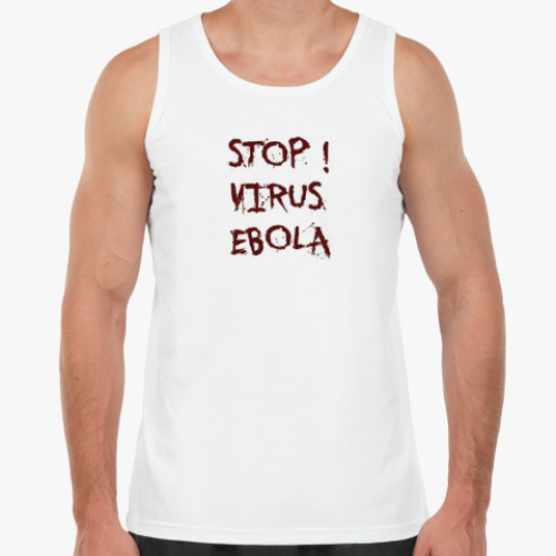 Майка с принтом Stop Virus Ebola