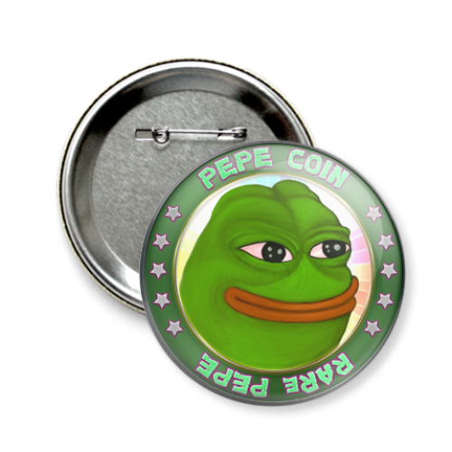 Значок 58мм Pepe Frog