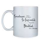 Кружка серебристая Алиса в стране чудес/ Alice in wonderland