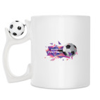 Кружка с футбольным мячиком