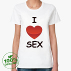 Женская футболка органик