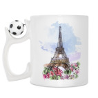 Кружка с футбольным мячиком