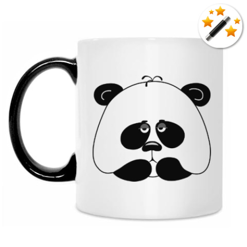 Кружка-хамелеон Грустная панда