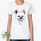 Женская футболка органик