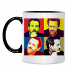 Кружка двухцветная