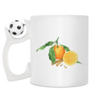 Кружка с футбольным мячиком