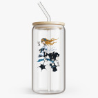 Банка с бамбуковой крышкой