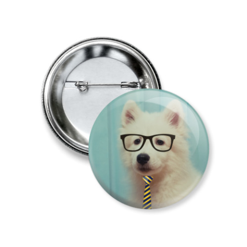 Значок 37мм с принтом Профессор Моцарт