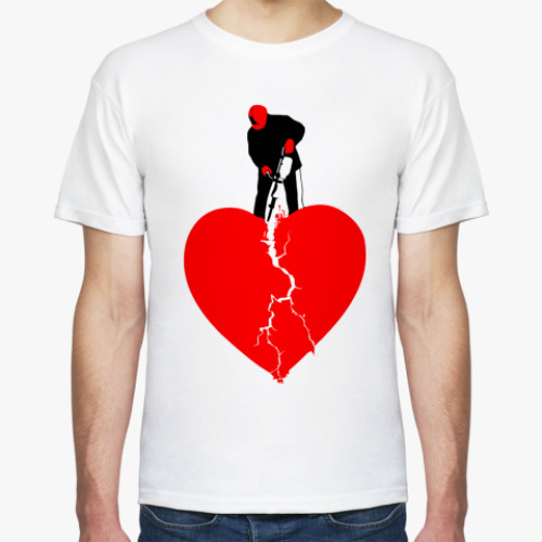 Футболка с принтом Break Heart