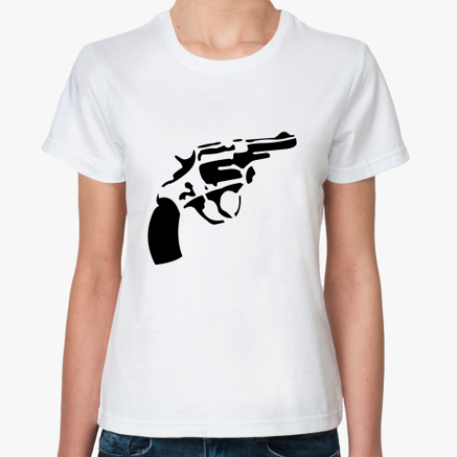 Классическая футболка пистолет