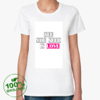 Женская футболка органик