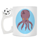 Кружка с футбольным мячиком