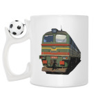 Кружка с футбольным мячиком