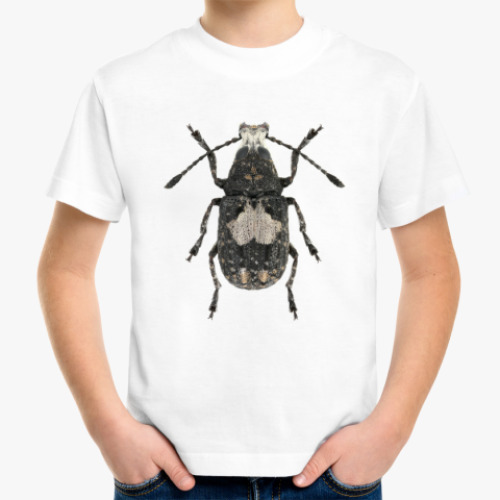 Детская футболка с принтом Жук ложнослоник