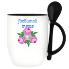 Кружка с ложкой