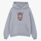 Толстовка худи оверсайз