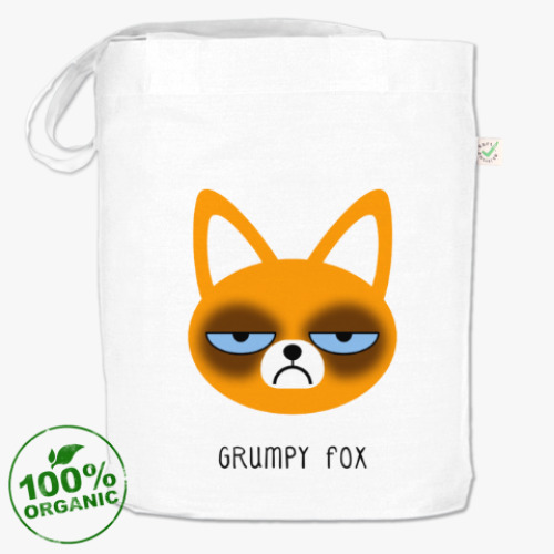 Сумка шоппер с принтом Grumpy Animals