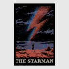 Постер 80 х 120 см David Bowie Starman Дэвид Боуи