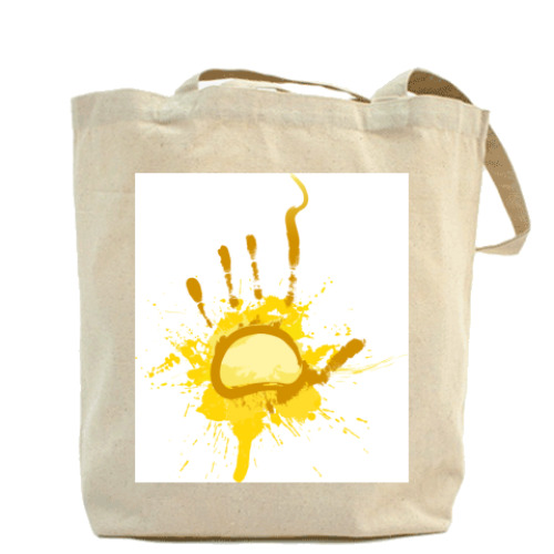 Сумка шоппер с принтом Hands up!