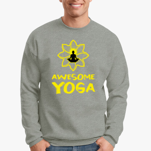 Свитшот Awesome yoga - Классная йога