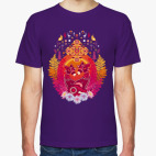 Классическая футболка Kitsune Together Forever