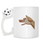 Кружка с футбольным мячиком