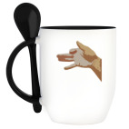 Кружка с ложкой