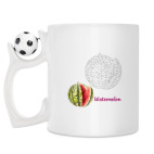 Кружка с футбольным мячиком