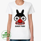 Женская футболка органик