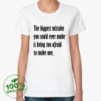 Женская футболка органик