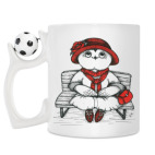 Кружка с футбольным мячиком