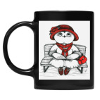 Кружка цветная UV-DTF