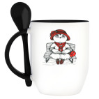 Кружка с ложкой